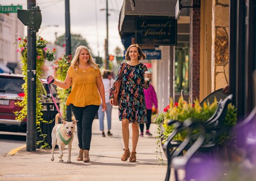 Main Street shopping Mount Airy