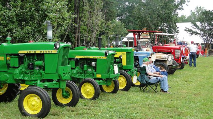 Antique tractors at Horne Creek Farm