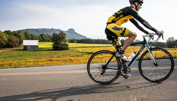 Cycling on Surry County Scenic Byway