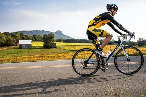 Cycling on Surry County Scenic Byway