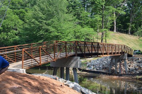 Elkin & Alleghany Railroad Trail in Elkin NC