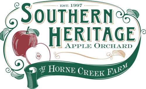 Horne Creek Farm Heirloom apple orchard logo