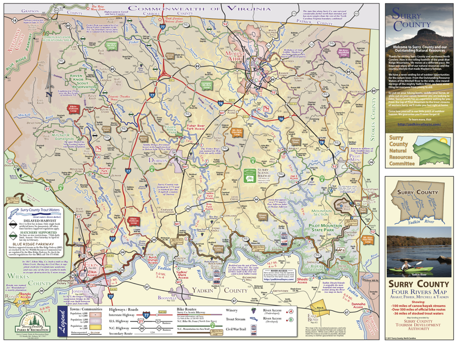 Yadkin Valley Outdoors Map (full) pg 1