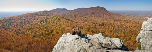 Hanging Rock View From Top in Fall
