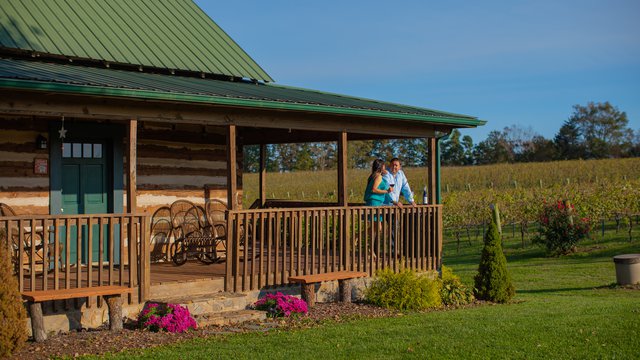 Tobacco Cabin at Hidden Vineyard Yadkin Valley NC