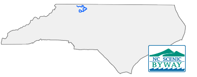 NC Map Graphic of Sauratown Byway cropped