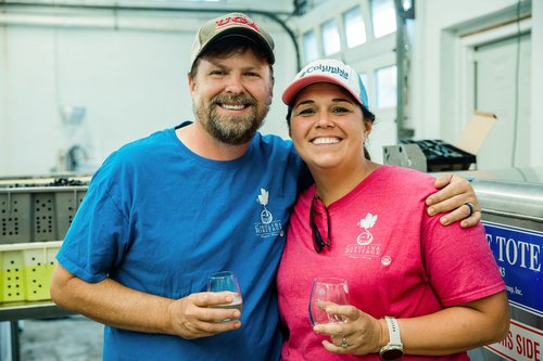 Carolina Heritage Vineyard owners Patrick & Wendy McNabb