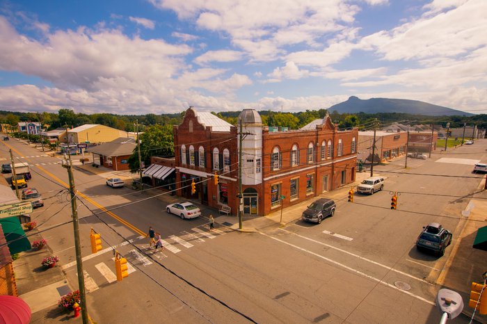 Pilot Mountain, NC. Located in Yadkin Valley, NC