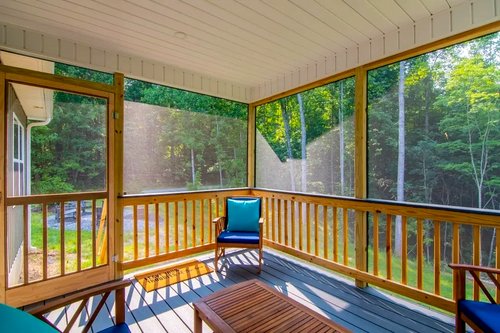 Riversong Cabins Screened Porch Elkin Yadkin Valley NC