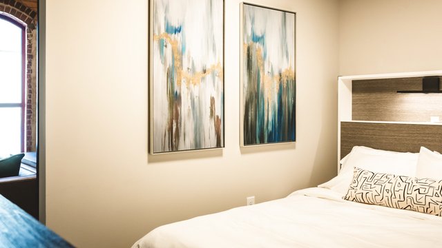 Three Trails Hotel bedroom suite Elkin NC