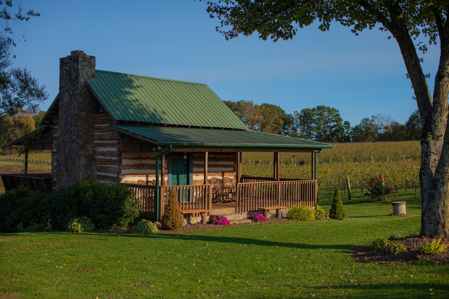 Tobacco Cabin at Hidden Vineyard Yadkin Valley NC