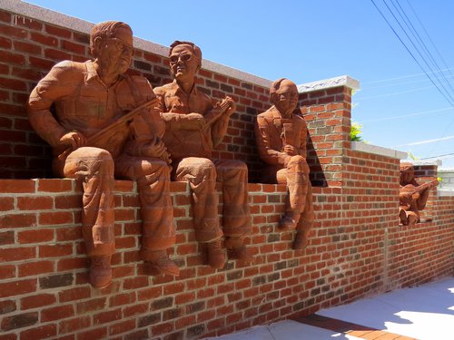 Whittling Wall in Mount Airy