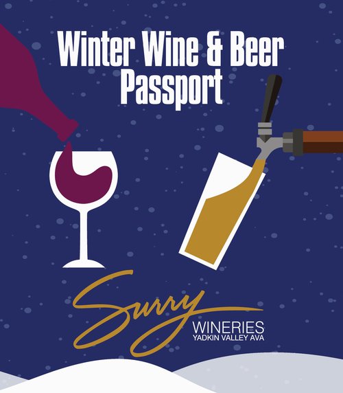Winter Wine Passport front cover