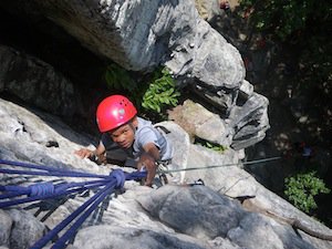 Pilot Mountain Rock Climbing and Rappelling