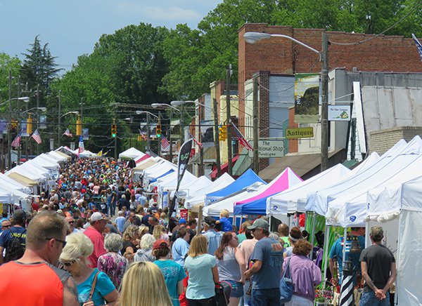 Spring Brings Antiques, Food & Fun to Downtown Pilot Mountain