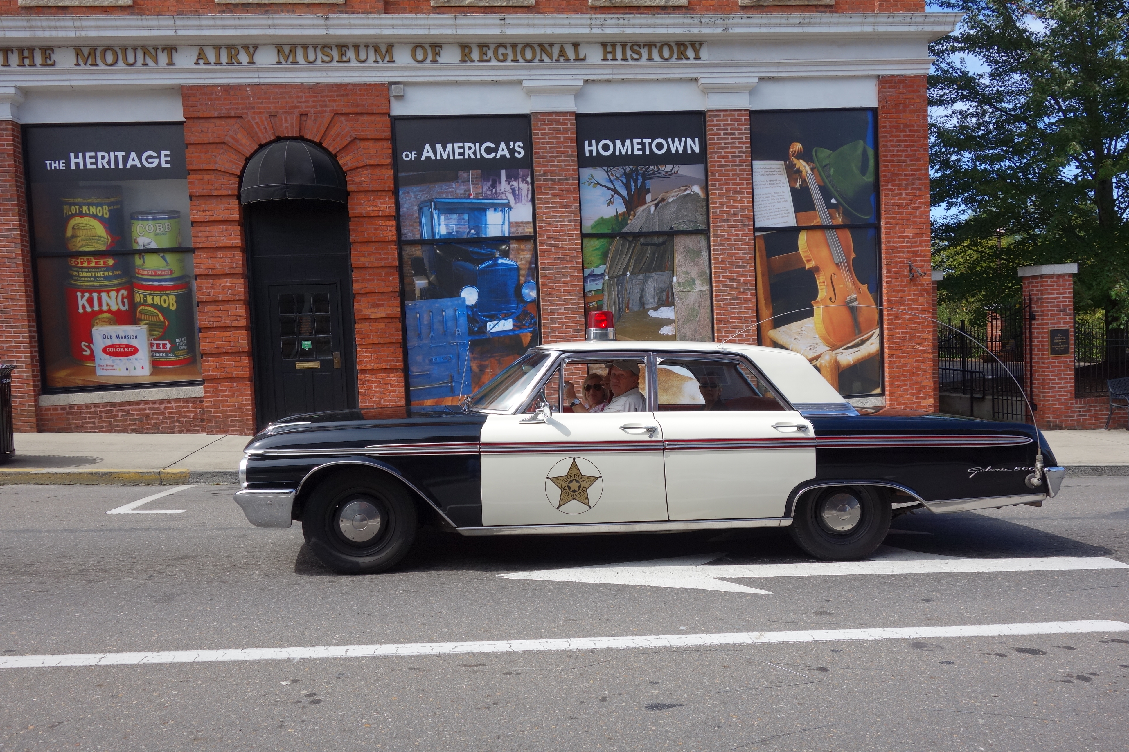 Mayberry Squad Car Tours are a Popular Pastime in Mount Airy